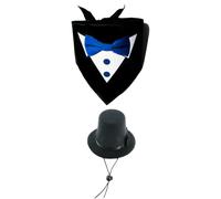Vêtements d'oies porche, ensemble de tenues d'oies porche, Costume des oies de jardin, 23 pouces grandes accessoires de sculpture aquatique chapeaux Clats de nœud écharpe pour décoration de mariage