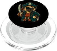 Vêtements drôles pour Amoureux des Chiens Pirate Pug Graphic PopSockets PopGrip pour MagSafe