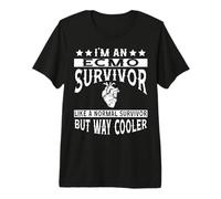 Vêtements Ecmo Survivor - Design Amusant et Impressionnant pour Les survivants T-Shirt Haut de Gamme