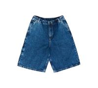 Element - Short en jean ample - Big Carpenter Denim Short Youth Mid Used en Coton - Taille Enfant 10 ans - Bleu Bleu 10 ans