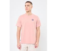 T-shirt Element Joint Texture manche courte orange saumon noir - M