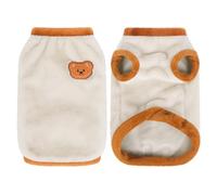 Vêtements en coton pour chat - Tricot d'hiver confortable pour chats et petits chiens | Pull chaud pour chihuahuas, Yorkshire Terriers et Corgis (blanc, taille M)