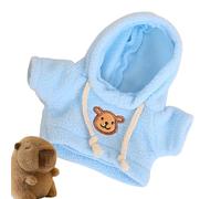 Vêtements en peluche, vêtements pour animaux en peluche - Vêtements de dessin animé pour animaux en peluche, petit sweat à capuche à collectionner, chemise en peluche Capybara, pull de en tissu