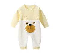 Vêtements Ensemble Nouveau Née Bébé Fille, Pyjama Filles Recouvre, Coton à Manches Longues Body Combinaison, Tenue de Naissance, Nouveau-né vêtements Fille 0-12 Mois