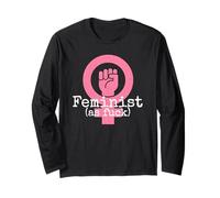 Vêtements féministes As Fuck Cool Feminism Pro Equality Sign Manche Longue