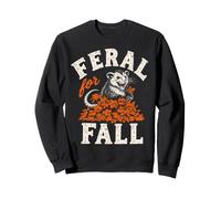 Vêtements Feral for Fall Opossum Funny Autumn Leaves Possum Sweatshirt