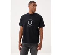 Vêtements Fred Perry Circle Graphic T-Shirt pour Homme L Noir