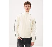Vêtements Fred Perry CONTRAST TAPE TRACK JACKET pour XXL Blanc