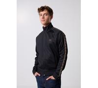 Vêtements Fred Perry CONTRAST TAPE TRACK JACKET pour XXL Noir