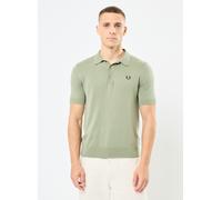 Vêtements Fred Perry COTTON KNITTED SHIRT pour Homme S Vert