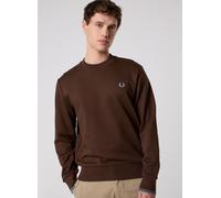 Fred Perry CREW NECK SWEATSHIRT men Sweatshirts brown taille: L