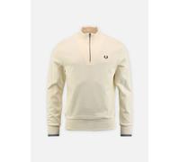 Vêtements Fred Perry HALF ZIP SWEATSHIRT pour Accessoires XL Blanc