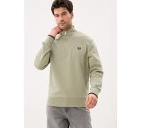 Vêtements Fred Perry HALF ZIP SWEATSHIRT pour Homme XXL Beige