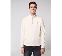 Vêtements Fred Perry HALF ZIP SWEATSHIRT pour Homme XXL Blanc