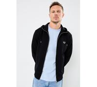 Vêtements Fred Perry Hooded Zip Through Sweatshirt pour Homme L Noir
