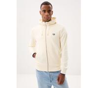 Vêtements Fred Perry Hooded Zip Through Sweatshirt pour Homme S Blanc