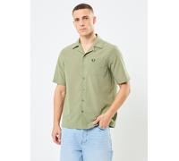 Vêtements Fred Perry LIGHTWEIGHT TEXTURE REVERE COL pour Homme XL Vert