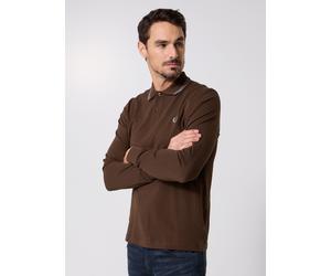 Vêtements Fred Perry Ls Twin Tipped Fp Shirt pour Homme S Marron