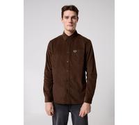 Vêtements Fred Perry Needle Cord Shirt pour Homme M Marron