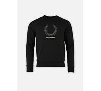 Vêtements Fred Perry Outline Lrl Wrth Sweatshirt pour Homme M Noir