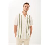 Vêtements Fred Perry PANELLED LINEN BLEND SHIRT pour Homme XXL Blanc
