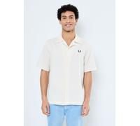 Vêtements Fred Perry PIQUE TEXTURE REVERE COLLAR SH pour XL Blanc