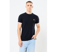Vêtements Fred Perry STRIPED CUFF T-SHIRT pour Accessoires M Bleu
