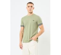 Vêtements Fred Perry STRIPED CUFF T-SHIRT pour Homme XL Vert