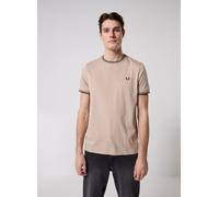 Vêtements Fred Perry Twin Tipped T-Shirt pour Homme M Beige