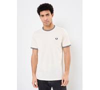 Vêtements Fred Perry Twin Tipped T-Shirt pour Homme M Blanc