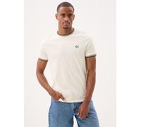 Vêtements Fred Perry Twin Tipped T-Shirt pour Homme S Blanc