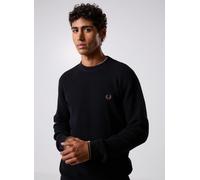 Vêtements Fred Perry Waffle Stitch Jumper pour Homme L Noir