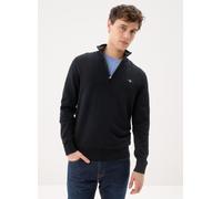Vêtements GANT Classic Cotton Half Zip pour S Noir