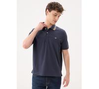 Vêtements GANT Collar Tipping Ss Polo pour L Bleu