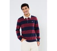 Vêtements GANT Extrafine Lambswool Striped Rugger pour Homme L Bleu