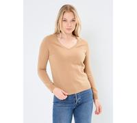 Vêtements GANT Extrafine Lambswool V-Neck pour Femme XS Beige