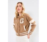 Vêtements GANT Gant Varsity Knitted Jacket pour Femme S Beige