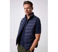 Vêtements GANT Light Down Vest pour Homme S Bleu