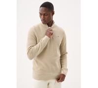 Vêtements GANT Micro Textured Cotton Half Zip pour Homme S Beige