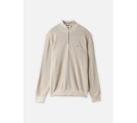 Vêtements GANT Micro Textured Cotton Half Zip pour M Beige