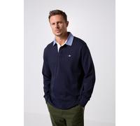 Vêtements GANT Reg Chambray Heavy Rugger pour Homme L Bleu
