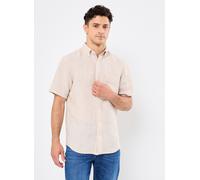 Vêtements GANT Reg Linen Ss Shirt pour Homme M Beige