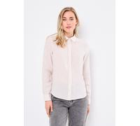 Vêtements GANT REG LINEN STRIPED SHIRT pour Femme 38 Beige