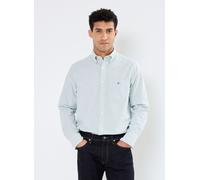 Vêtements GANT Reg Oxford Banker Stripe Shirt pour S Vert