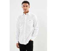 Vêtements GANT Reg Oxford Shirt pour Accessoires L Blanc