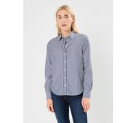 Vêtements GANT Reg Poplin Striped Shirt pour Accessoires 36 Bleu
