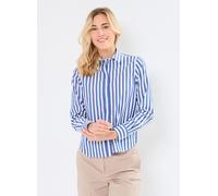 Vêtements GANT Reg Poplin Wide Striped Shirt pour Femme 44 Bleu