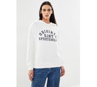 Vêtements GANT Reg Printed Hoodie pour Femme L Blanc