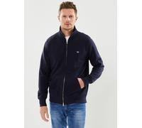 Vêtements GANT Reg Shield Full Zip Sweat pour Homme L Bleu