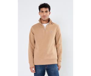 Vêtements GANT Reg Shield Half Zip Sweat pour XL Beige